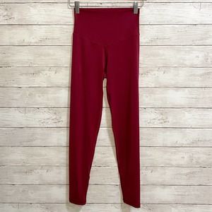 Aerie Real Me High Waisted 7/8 Leggings (Red)
